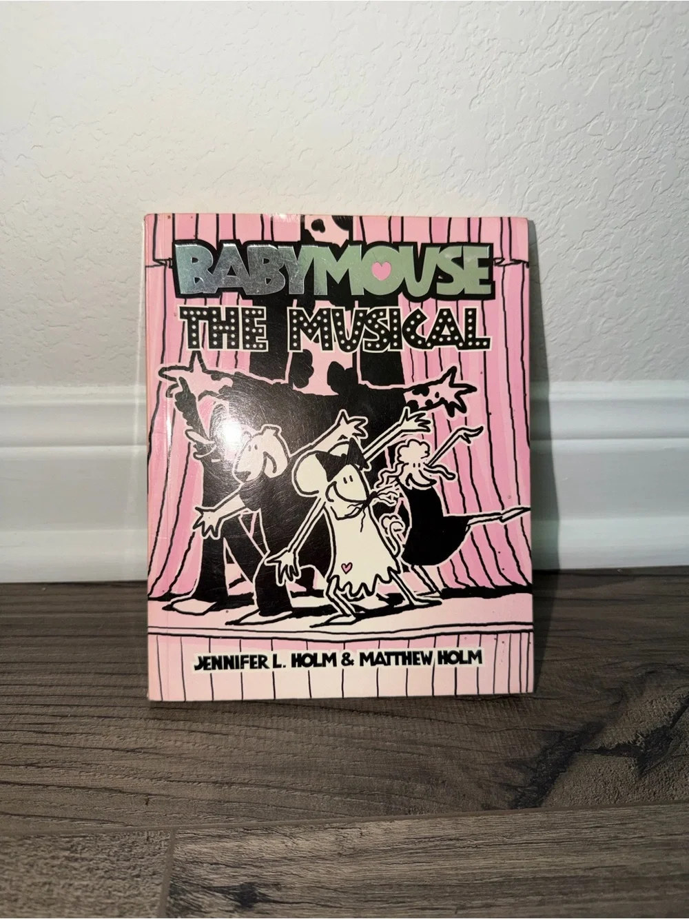 Babymouse The Musical Hardcover Book - Pink & Black